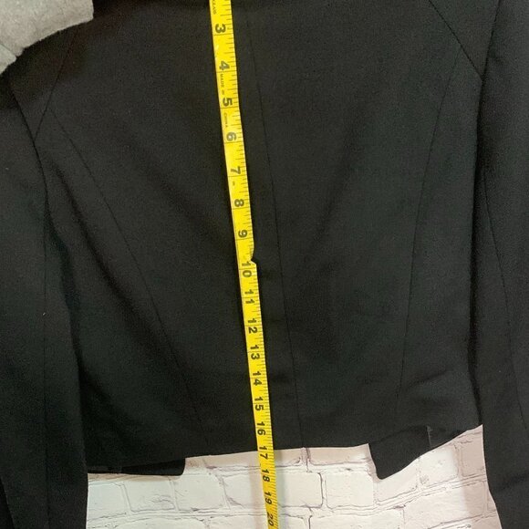 Willi Smith Cropped Jacket Black size Medium - Picture 10 of 11